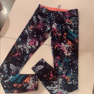 Ivivva Neon Splatter-Paint Leggings